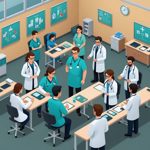 Comment un jeu de simulation de gestion de centre médical peut-il enseigner les principes de la gestion hospitalière?