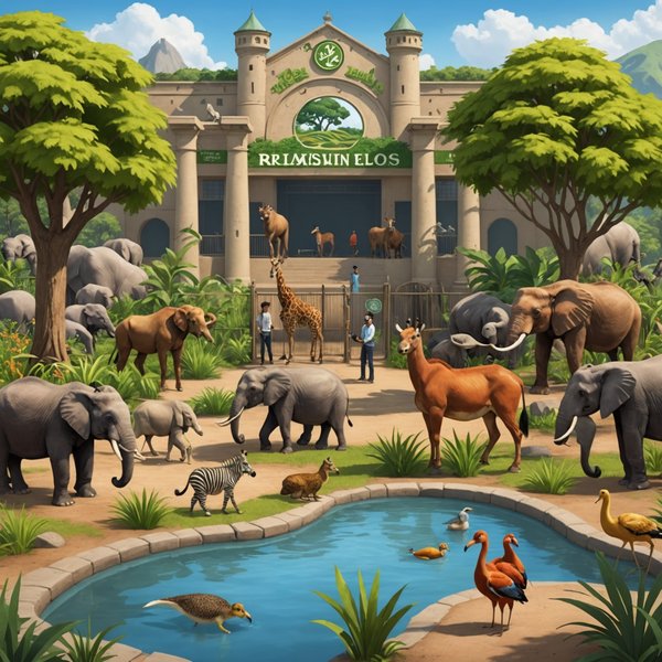 Comment un jeu de simulation de gestion de parc zoologique peut-il enseigner des concepts de biologie et d'écologie?